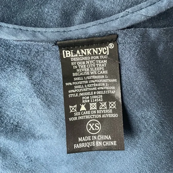 Anthropologie BLANKNYC Snake Print Moto Jacket Faux Leather Y2K - Picture 7 of 10